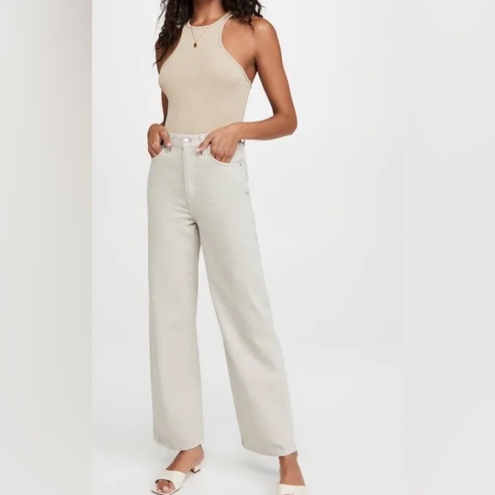 Levi’s High Loose Wide Leg in Mushroom Grey